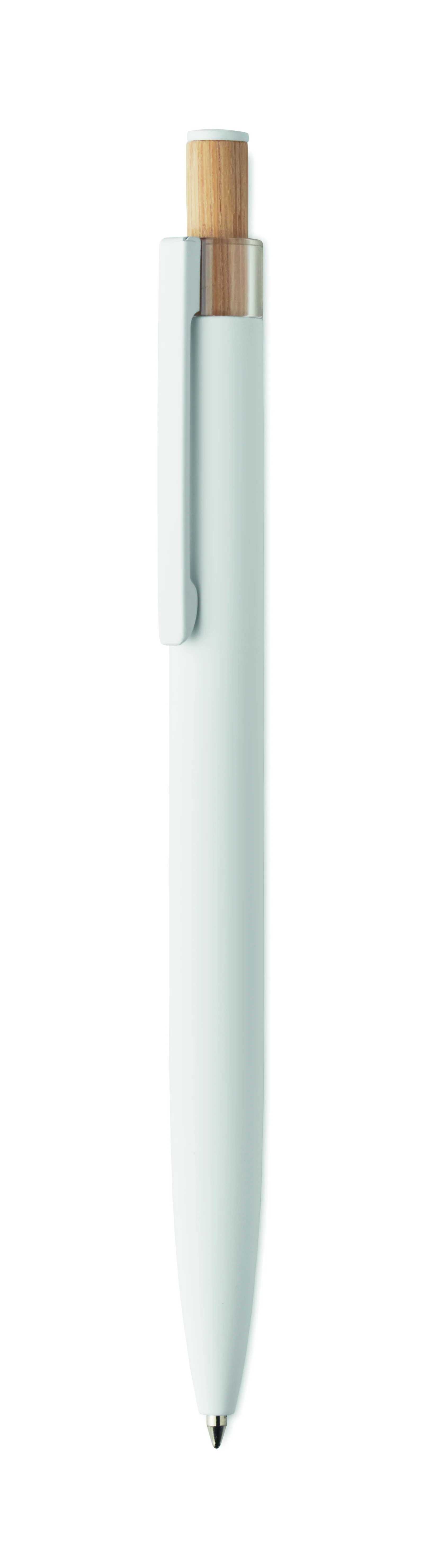 Gerecyclede aluminium pen BERGAMO ++ Wit