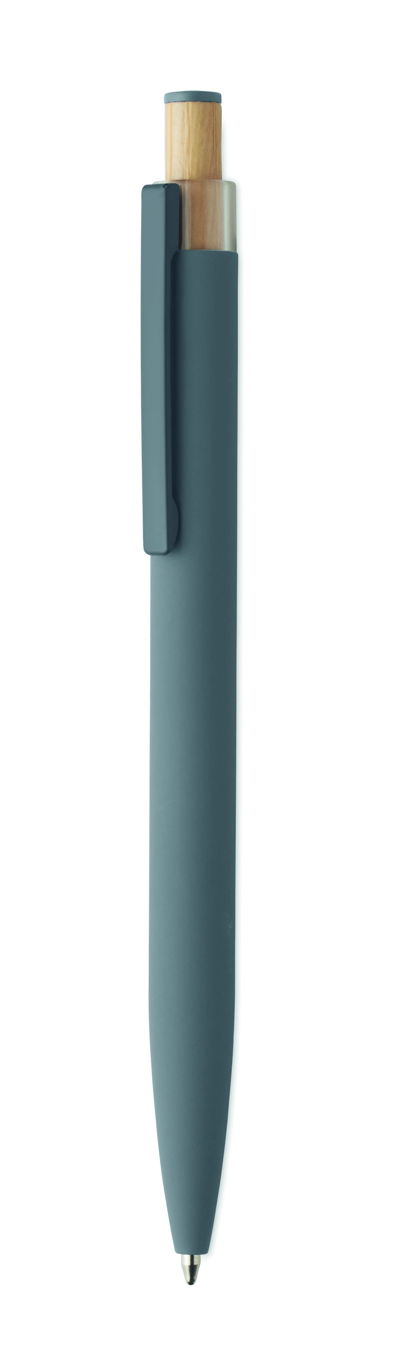 Gerecyclede aluminium pen BERGAMO ++ Steengrijs