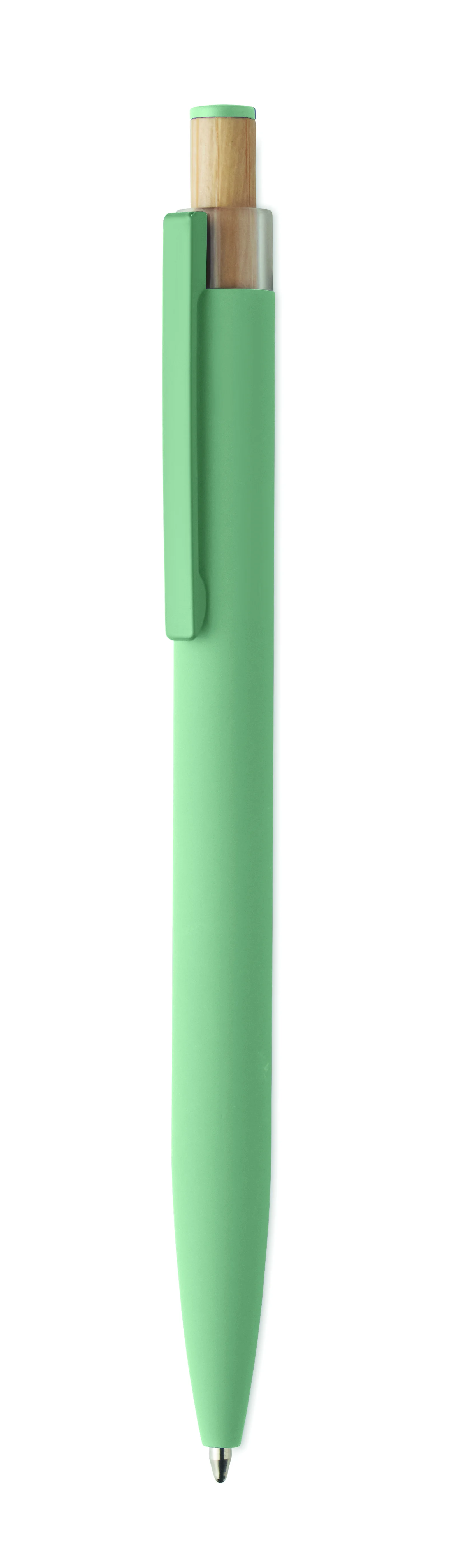 Gerecyclede aluminium pen BERGAMO ++ Mintgroen