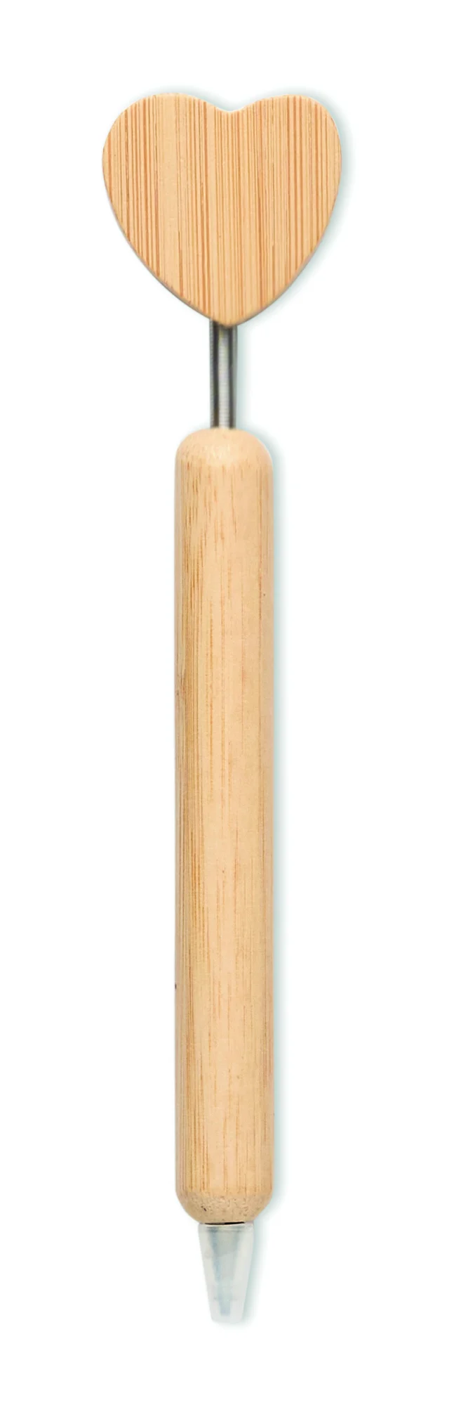 Bamboe balpen hart detail CORAPEN Hout