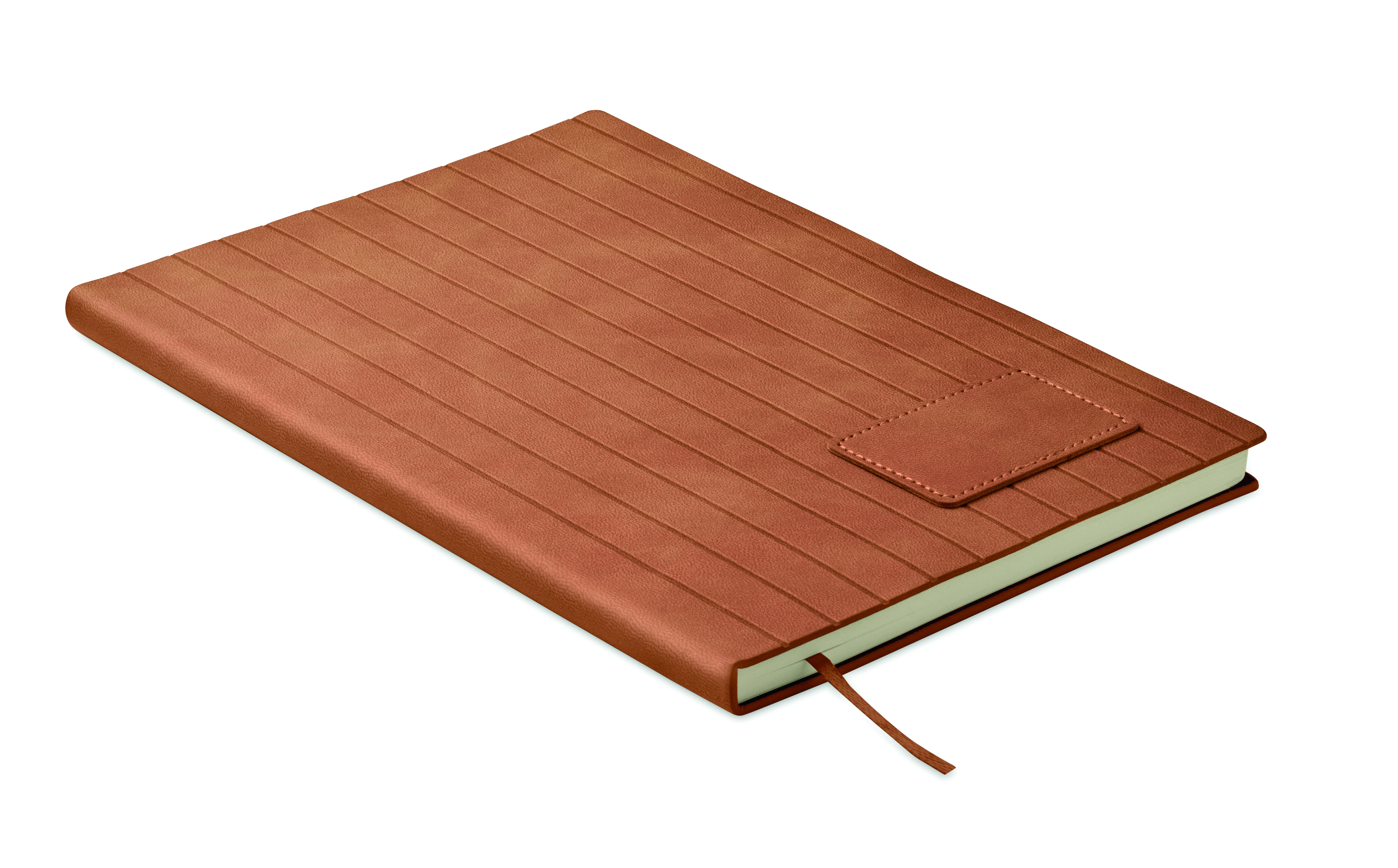 A5 notitieboek in smokey PU TINTRAY Bruin