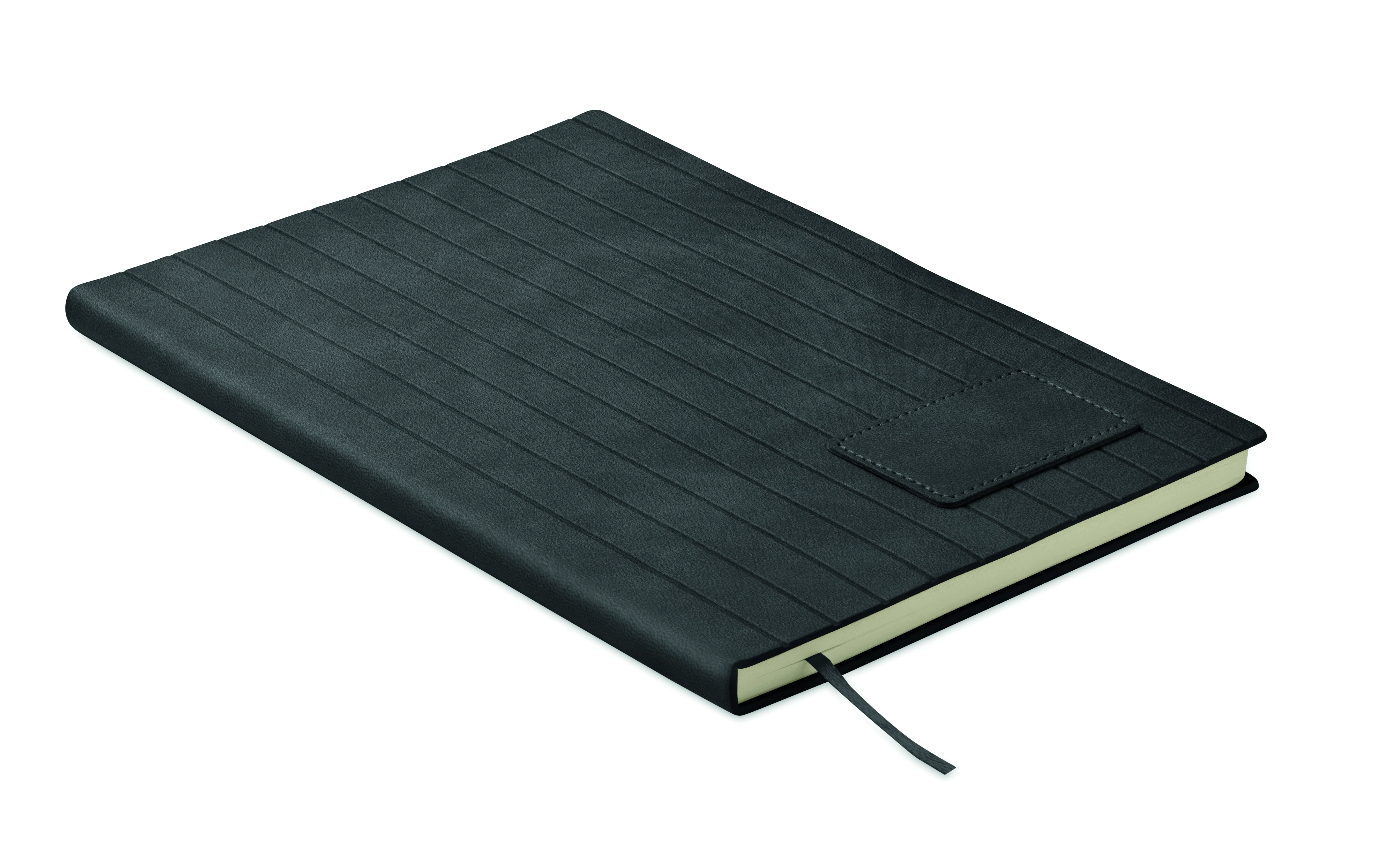 A5 notitieboek in smokey PU TINTRAY Zwart