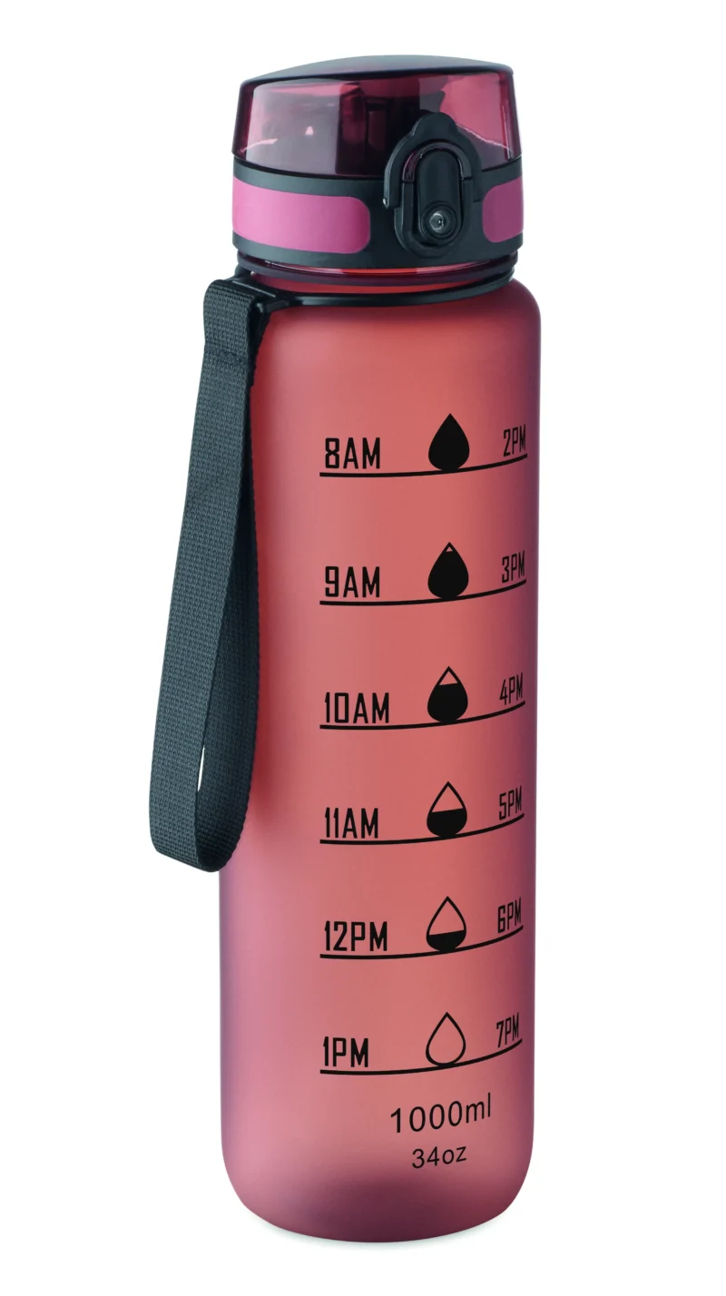 Sportwaterfles RPET 1L ISFORDEN MARK Bordeaux