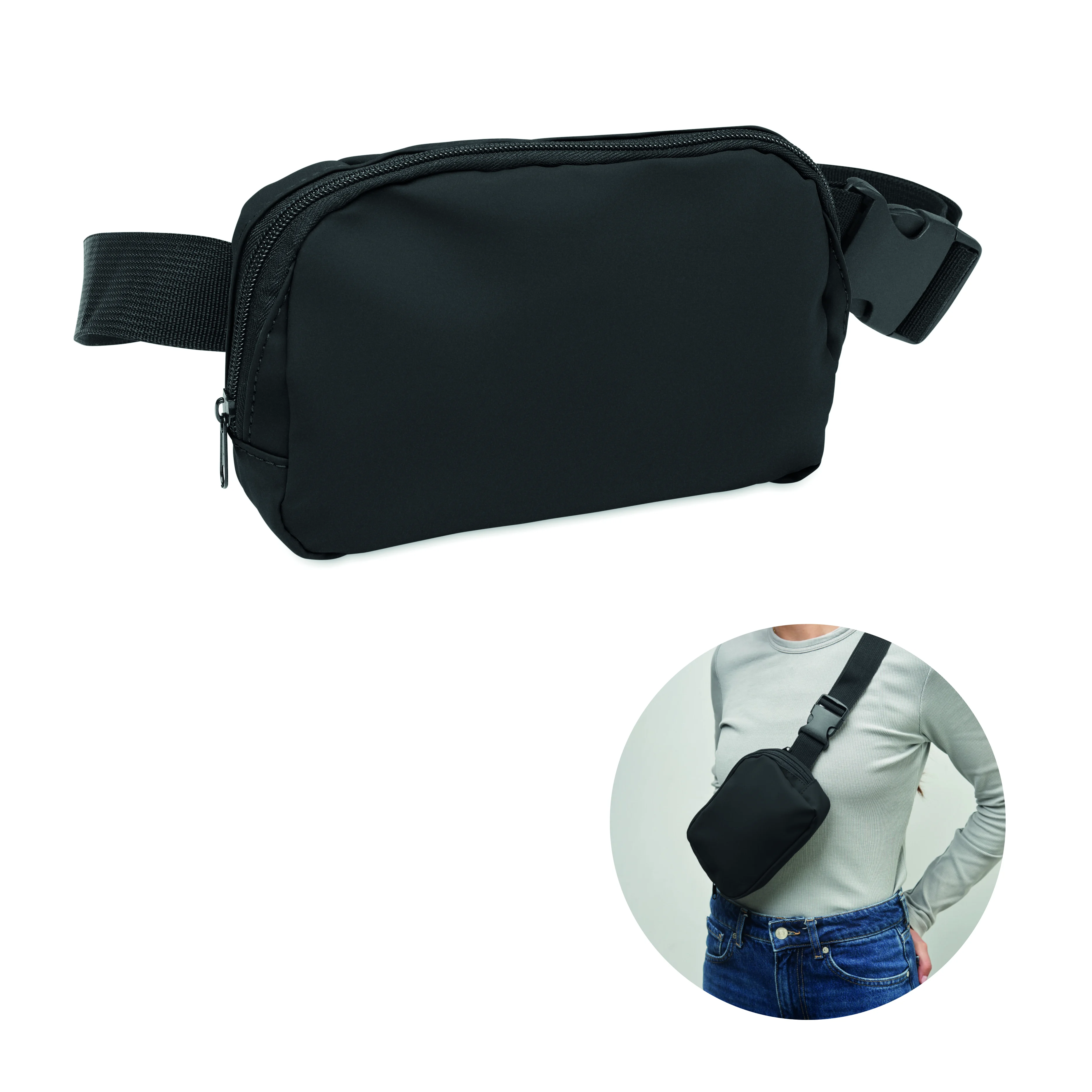 Heuptas van 210D polyester KOROVIN WAIST Zwart