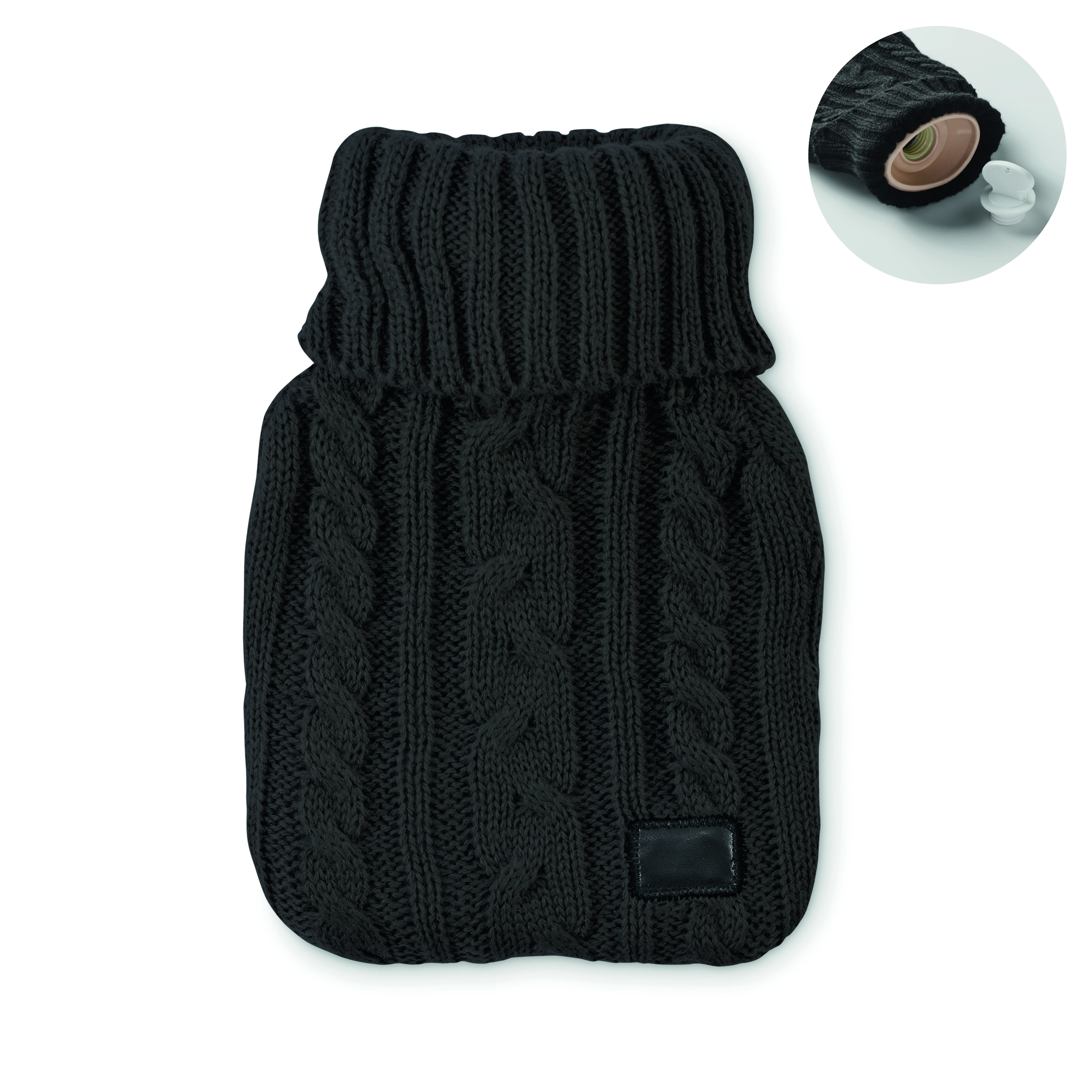 Warmwaterkruik 400ml TOASTY Zwart