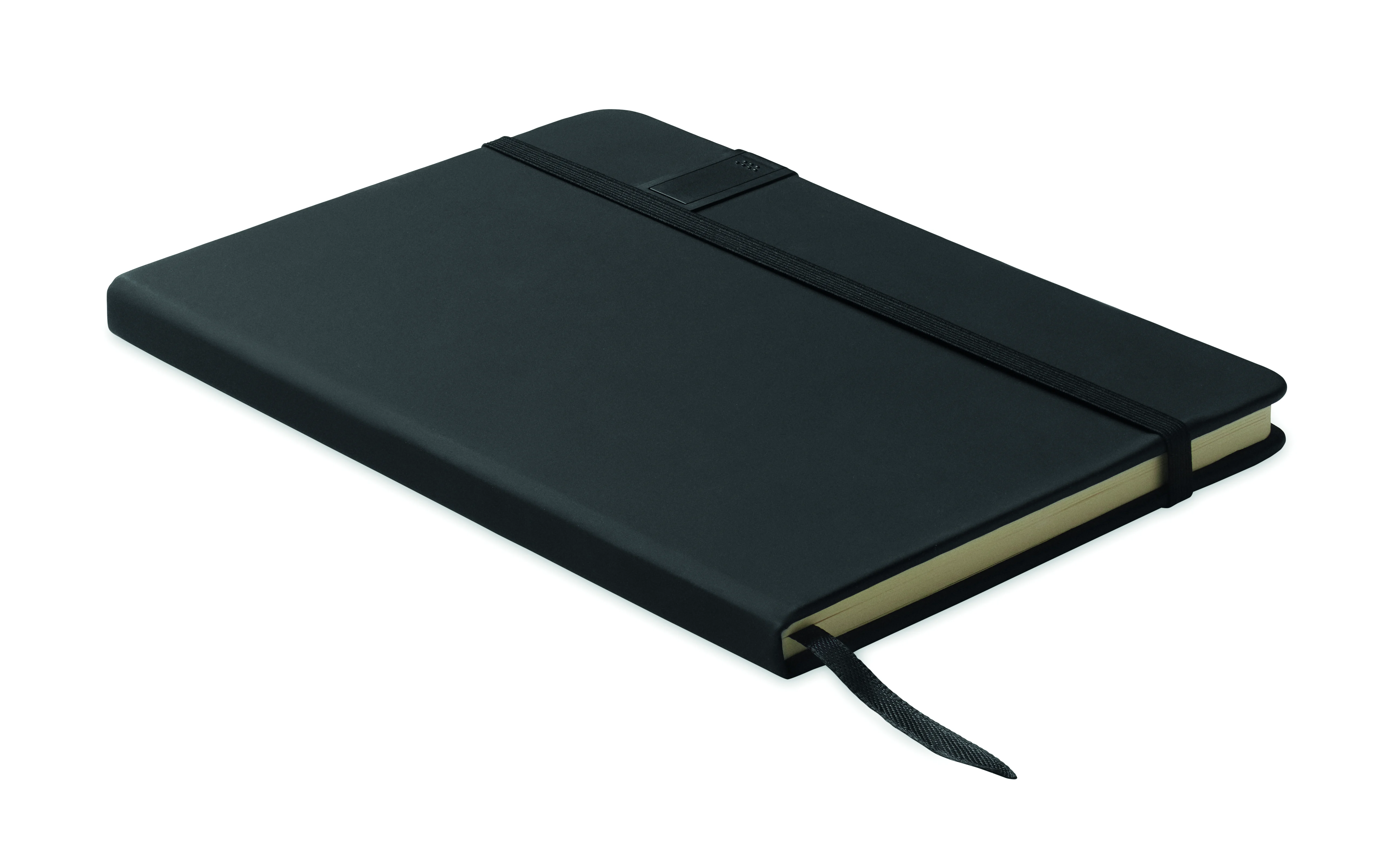 A5 notitieboek met USB USBNOTE Zwart