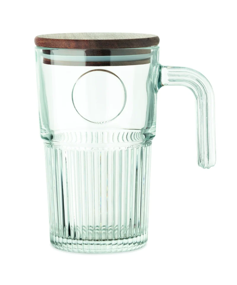 Glazen mok 450ml VITRIO JAR Transparant