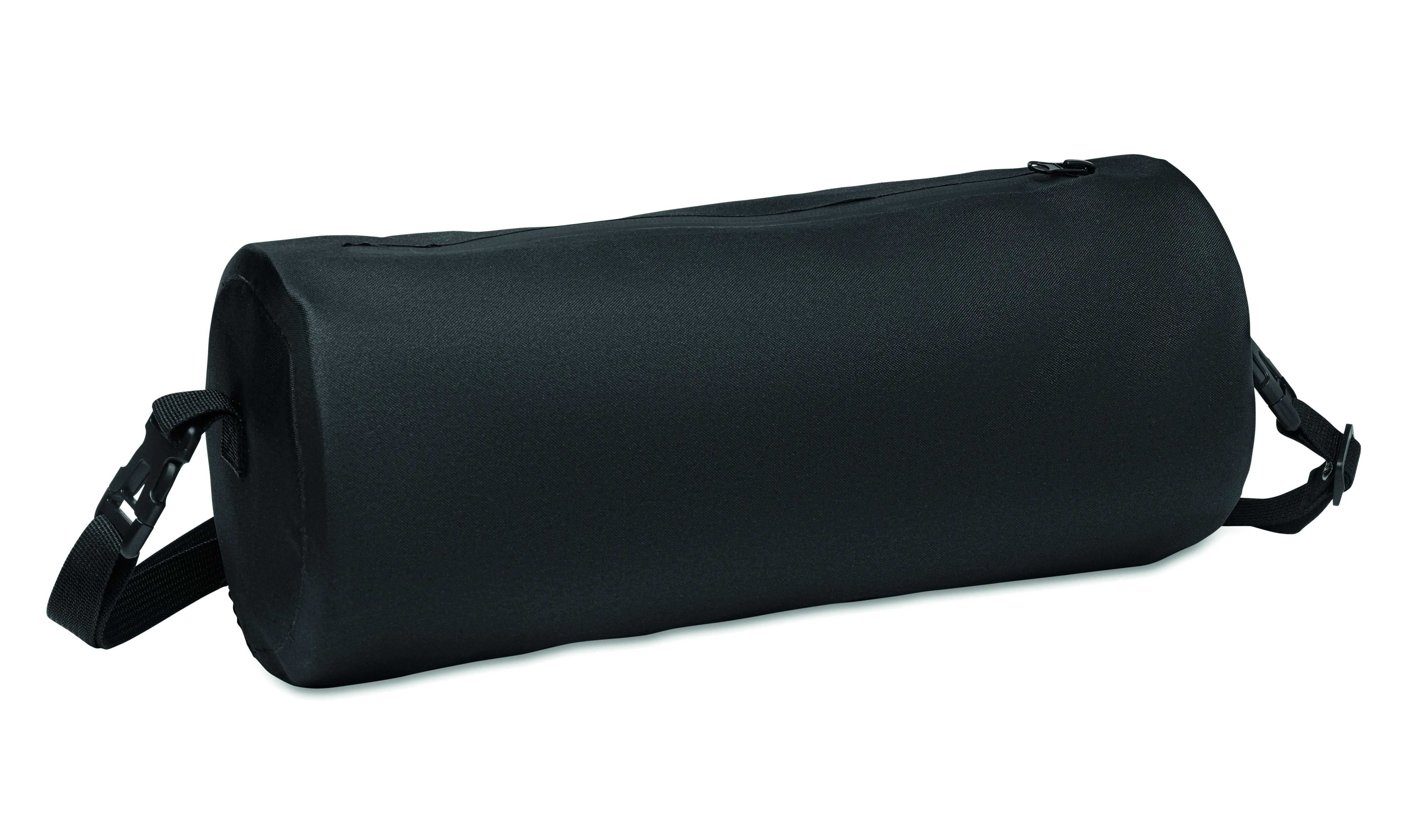 Sporttas van 300D RPET BRENNA TUBE Zwart