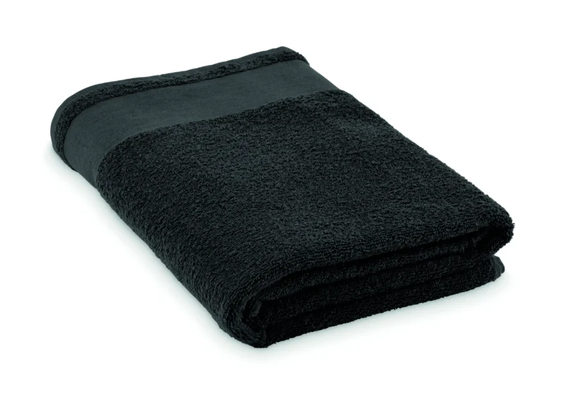 Katoenen badhanddoek 100X150cm ISLAND 100 Zwart