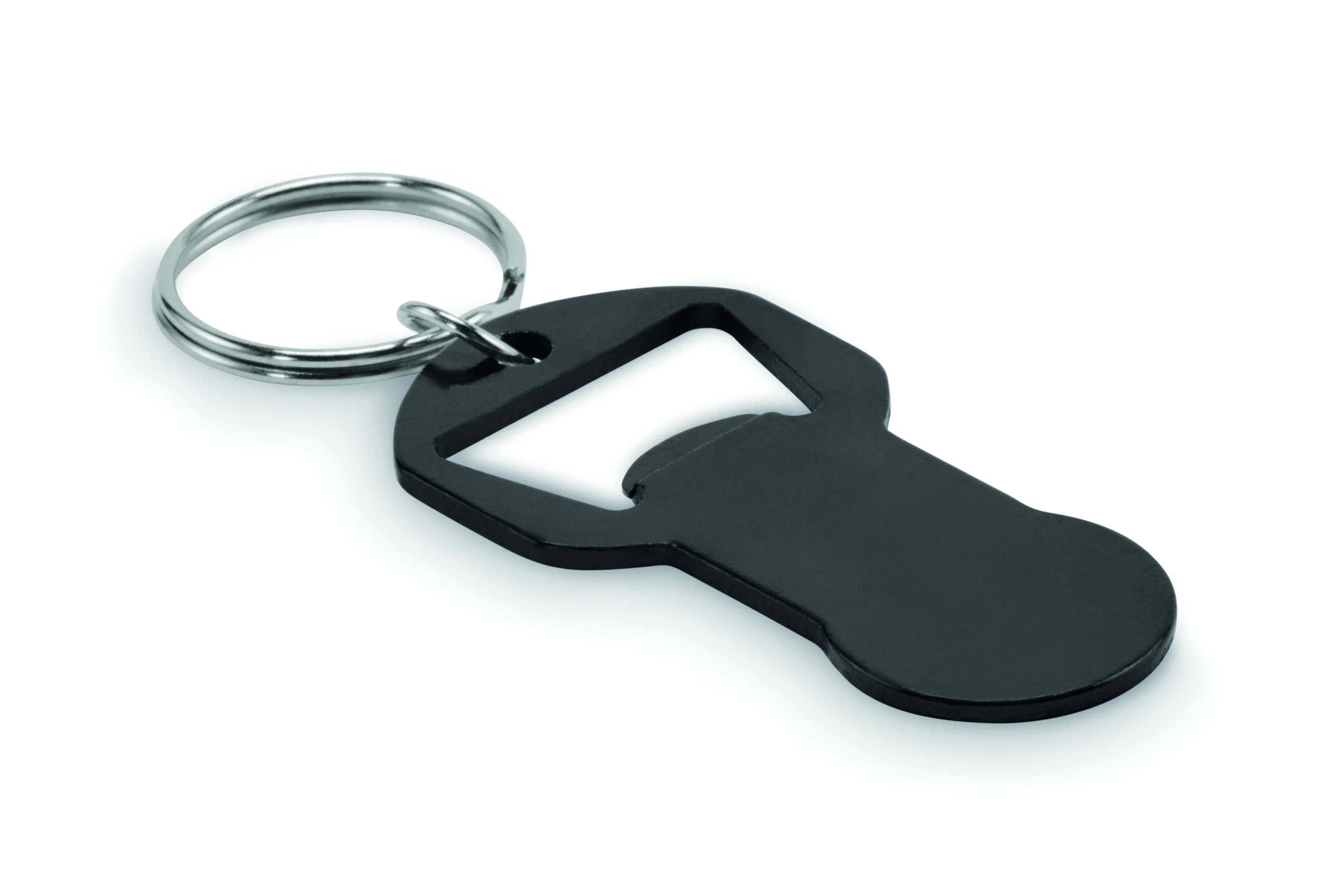 Alu sleutelhanger flesopener CLAVE Zwart