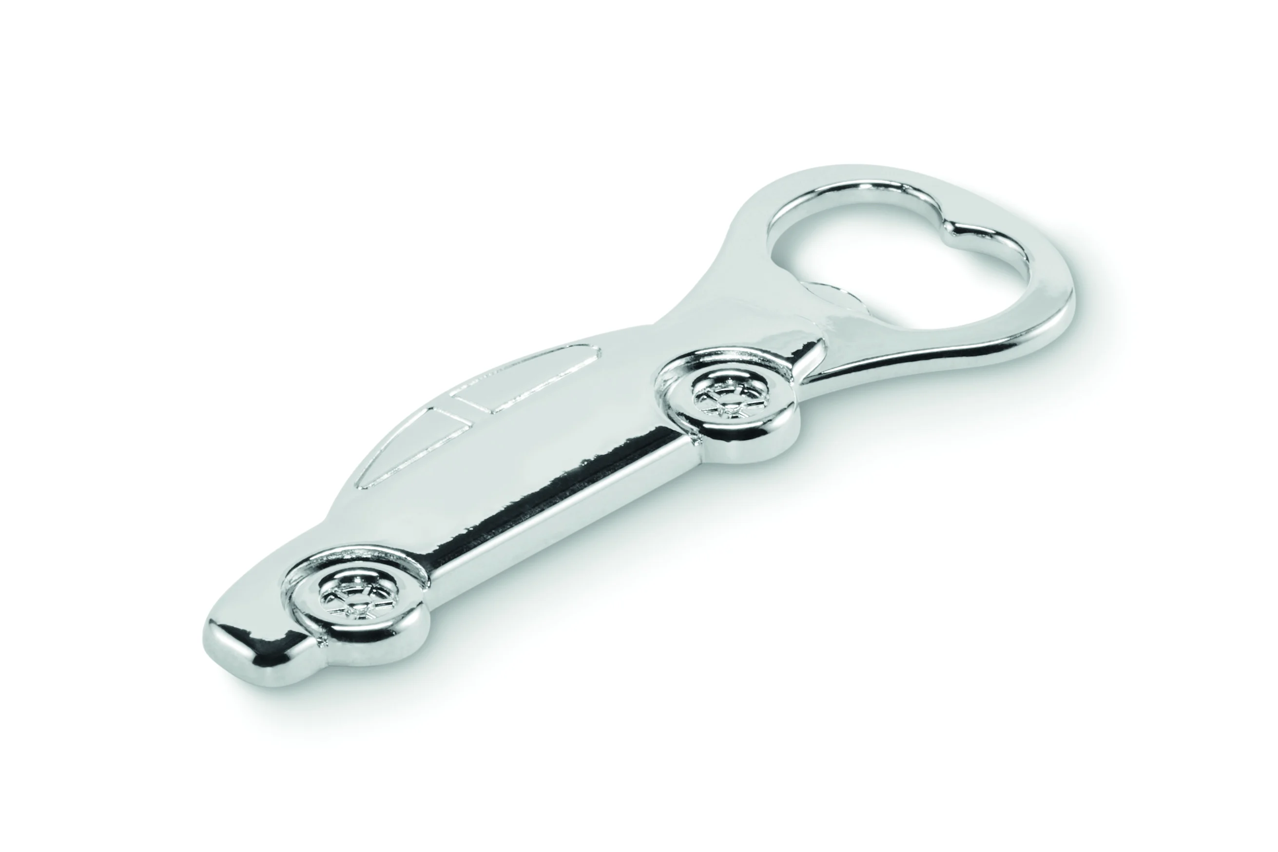 Flesopener in autovorm MYCAR Mat Zilver