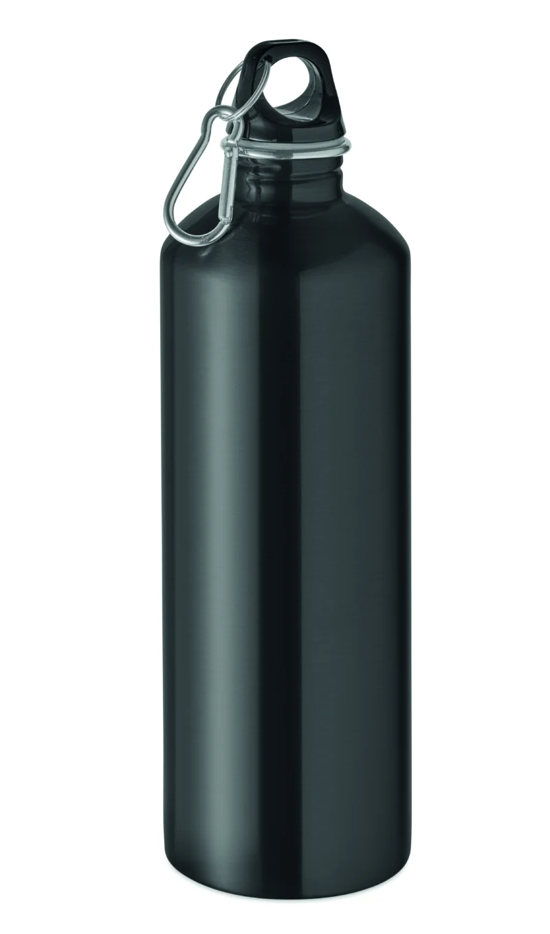 Enkelwandige fles 1000ml RE-ONE MOSS Zwart