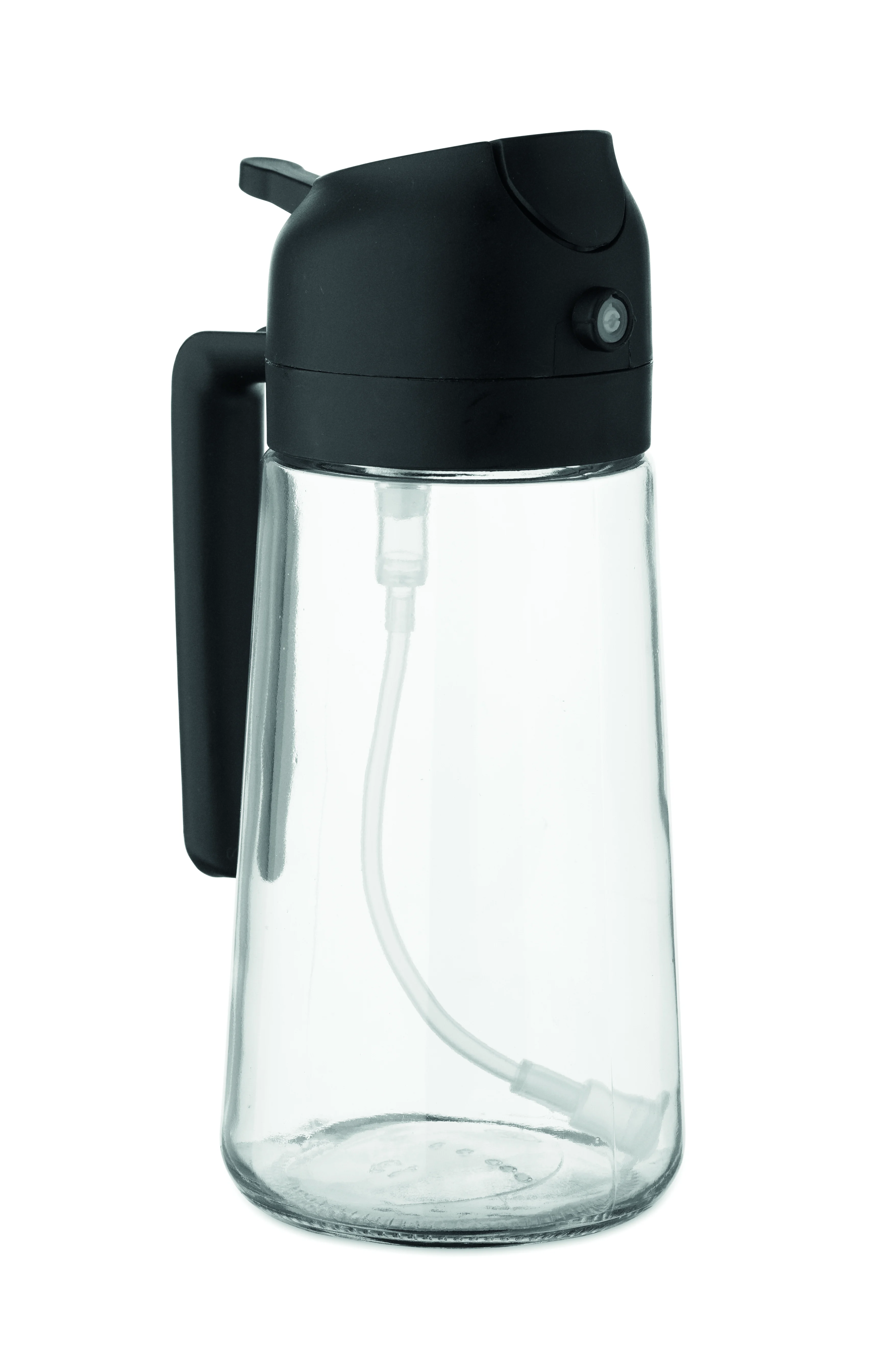 Glazen olie dispenser & spray DIP Zwart