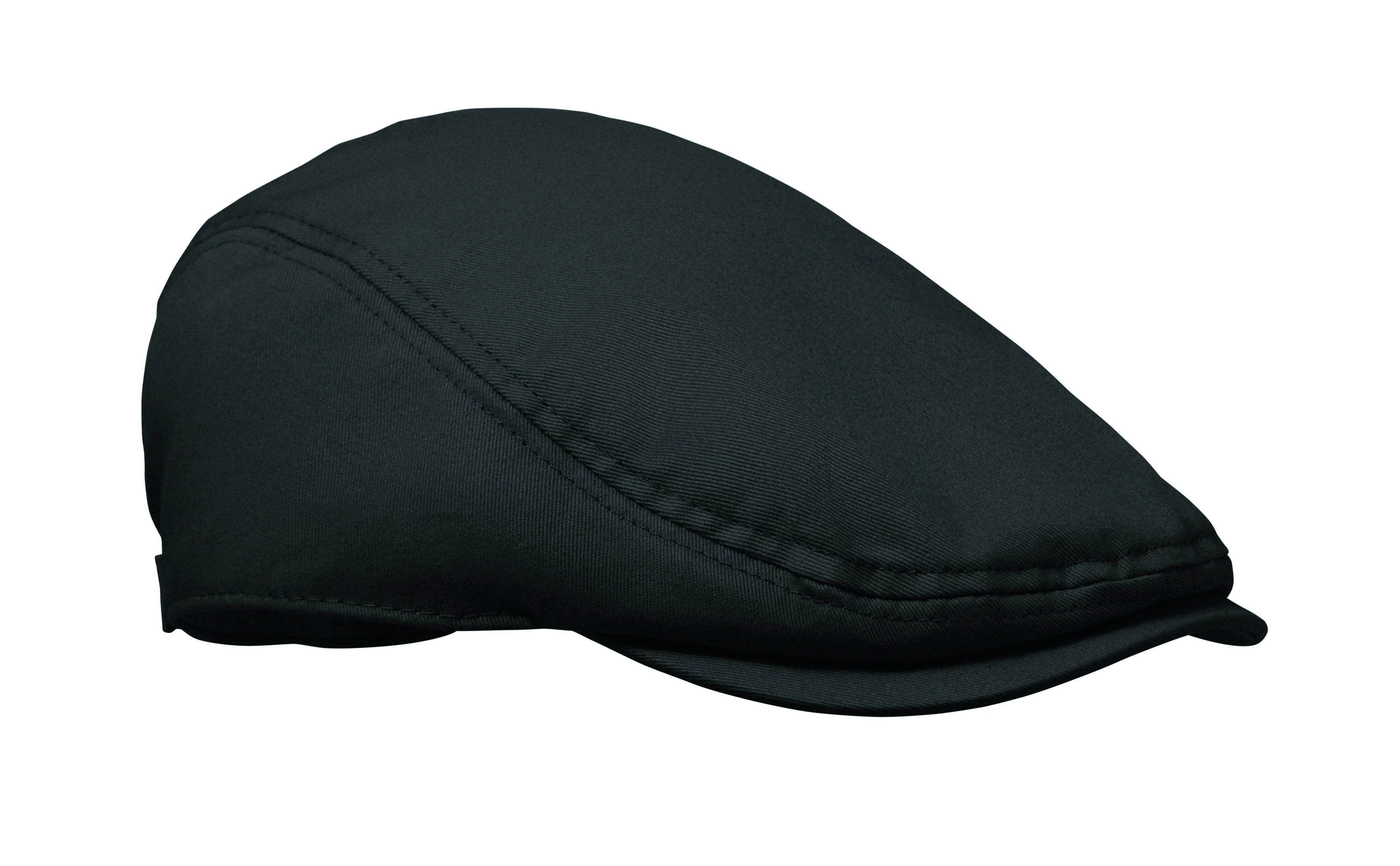 Newsboy platte pet 235g/m² FLAT PEAK Zwart