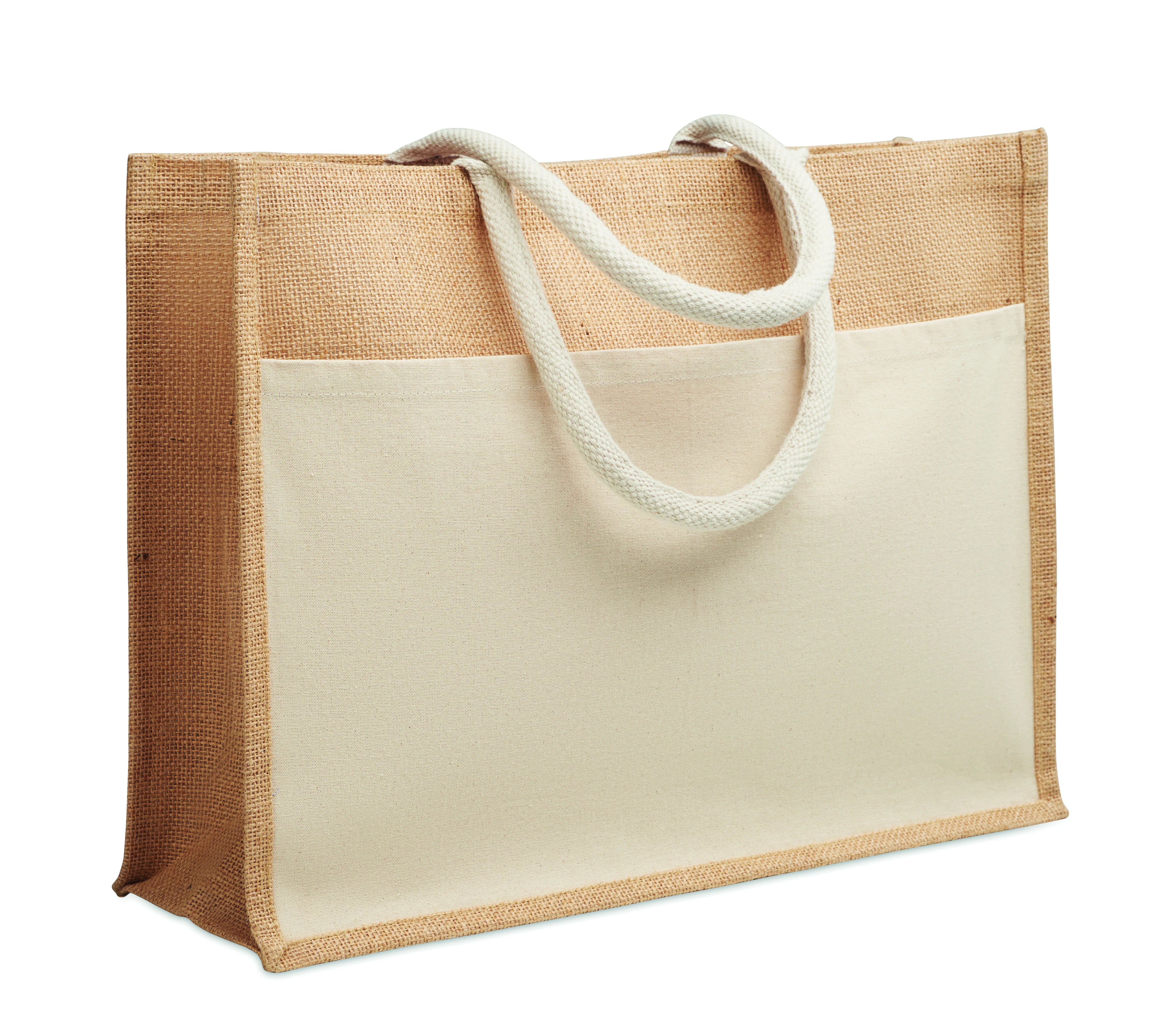 Jute boodschappentas BAGA Beige