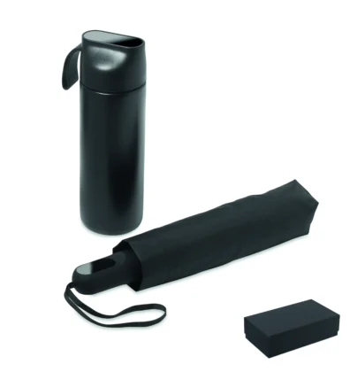 Giftset fles & paraplu HITHERE