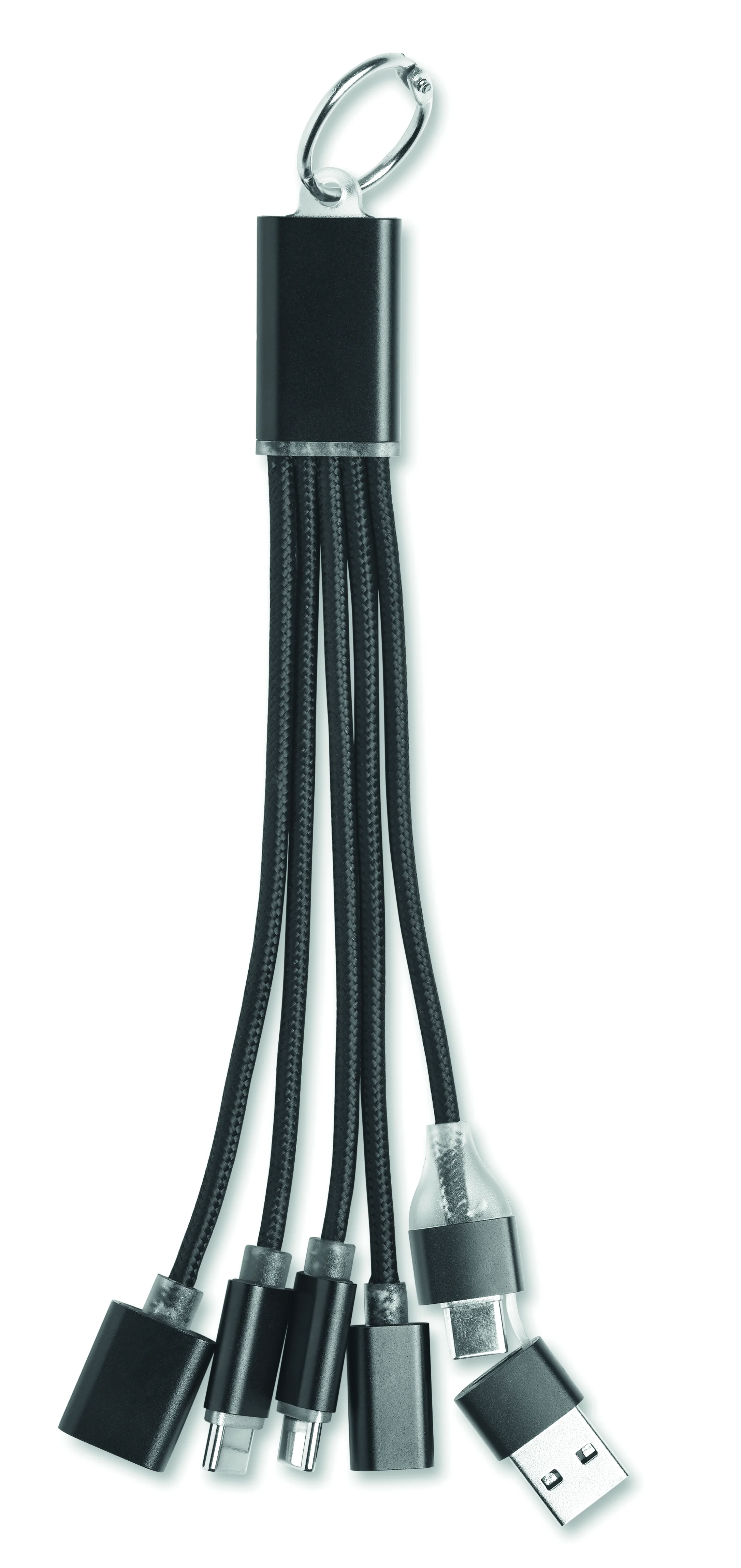 5-in-1 laadkabel sleutelhanger HUBLUE