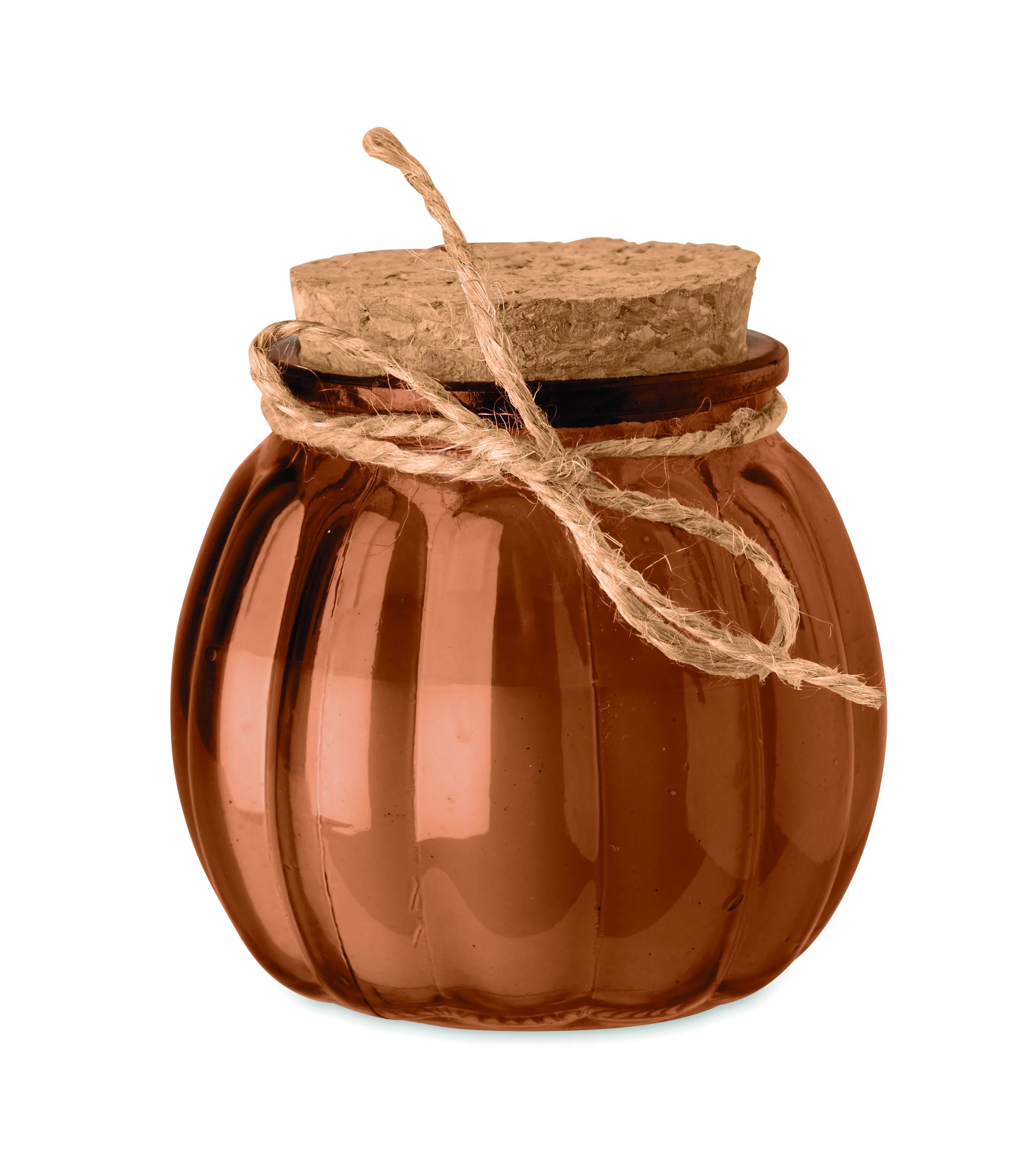 Vanille plantaardige waskaars PUMKIN