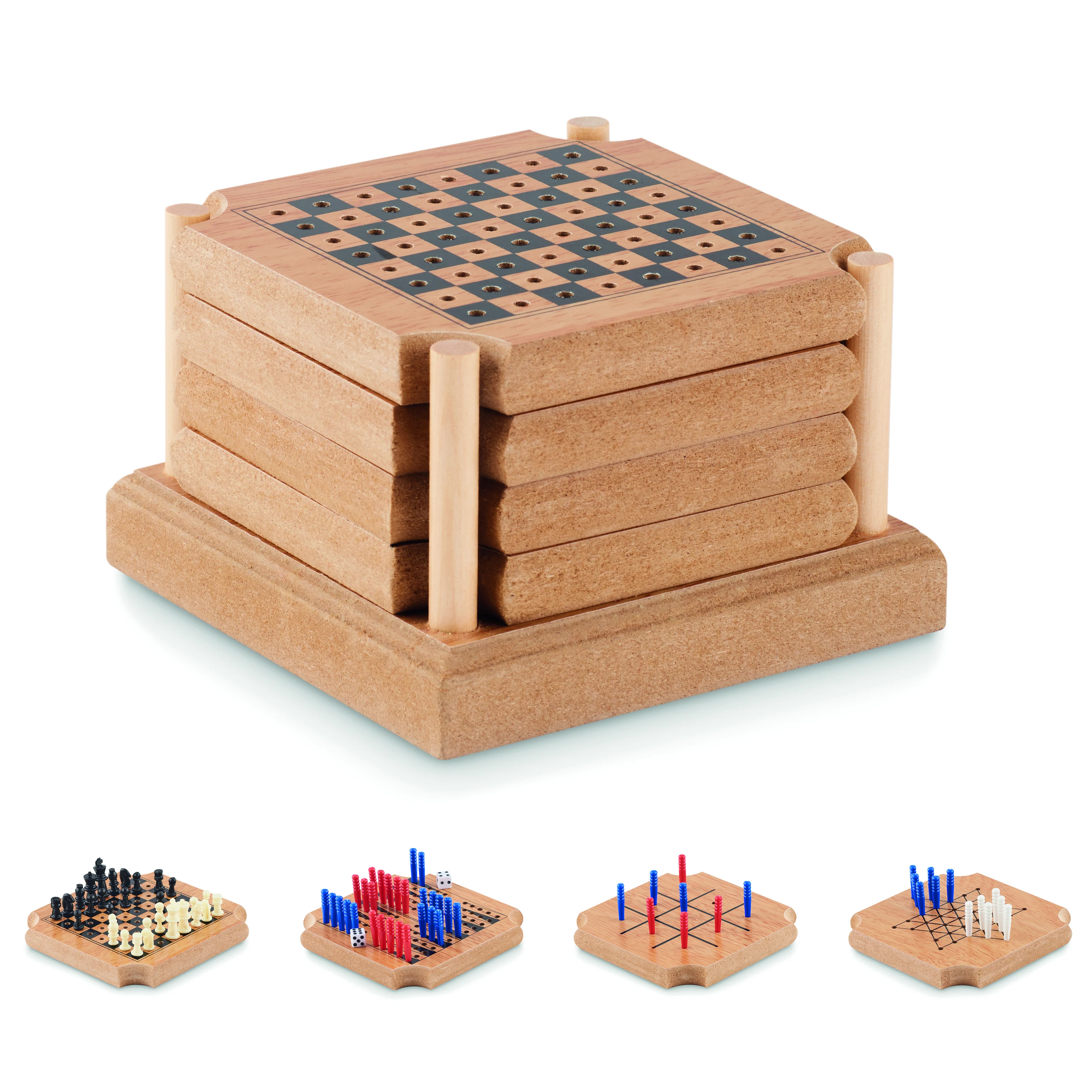4-delig set onderzetters spel COASTGAME