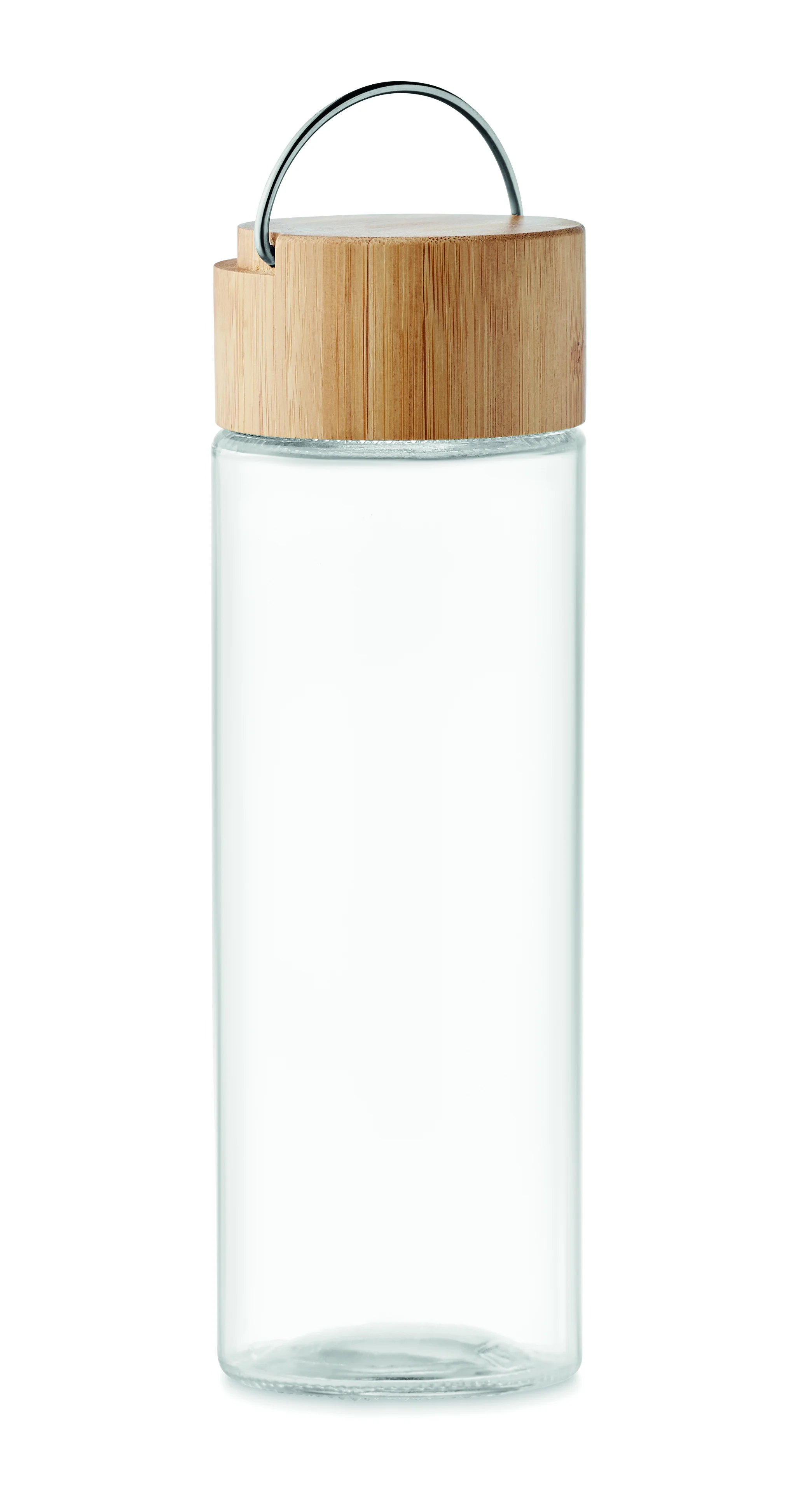 Glazen fles 500ml bamboe dop AMELAND