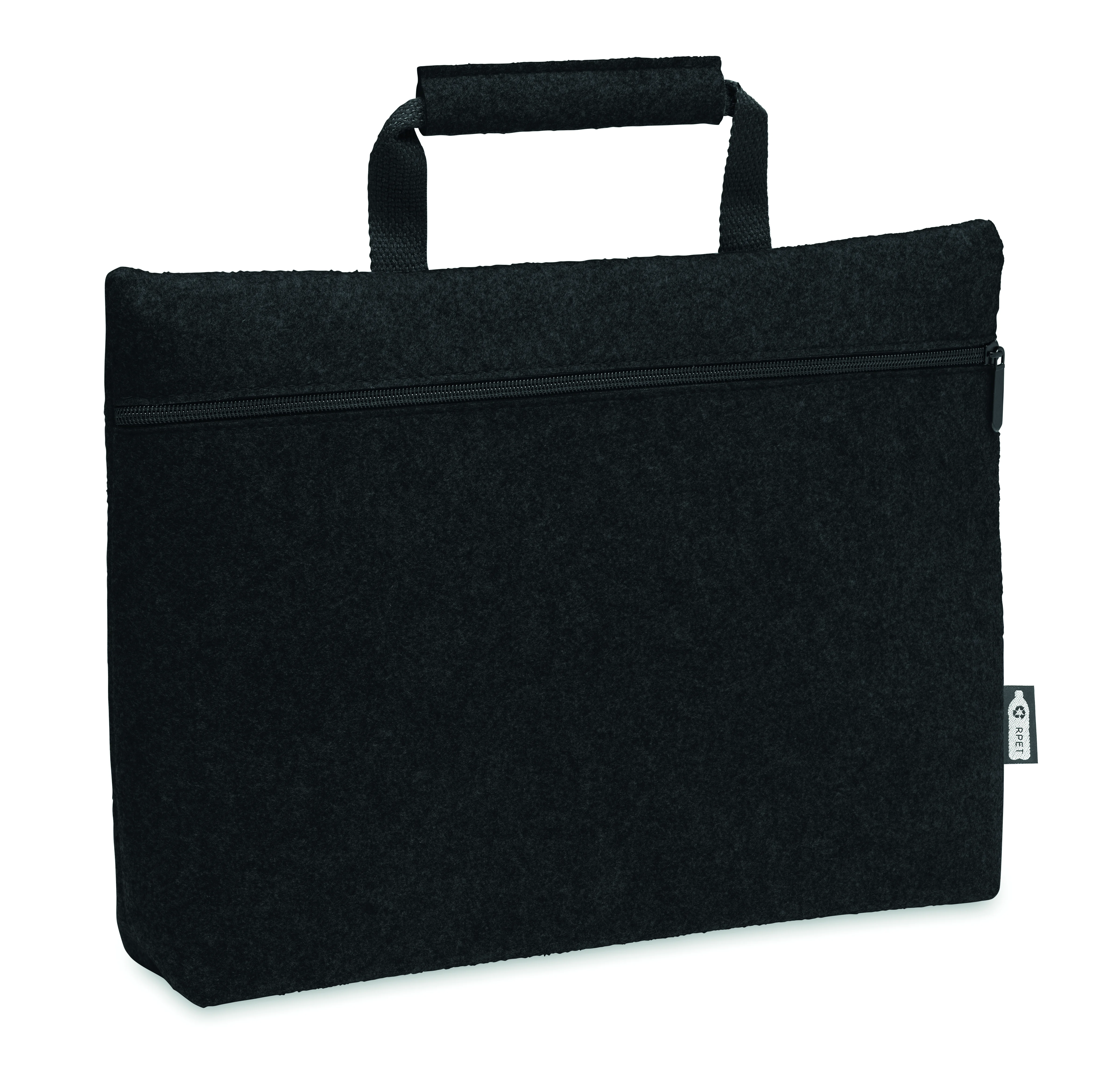 RPET vilt laptop tas met rits TAPLA