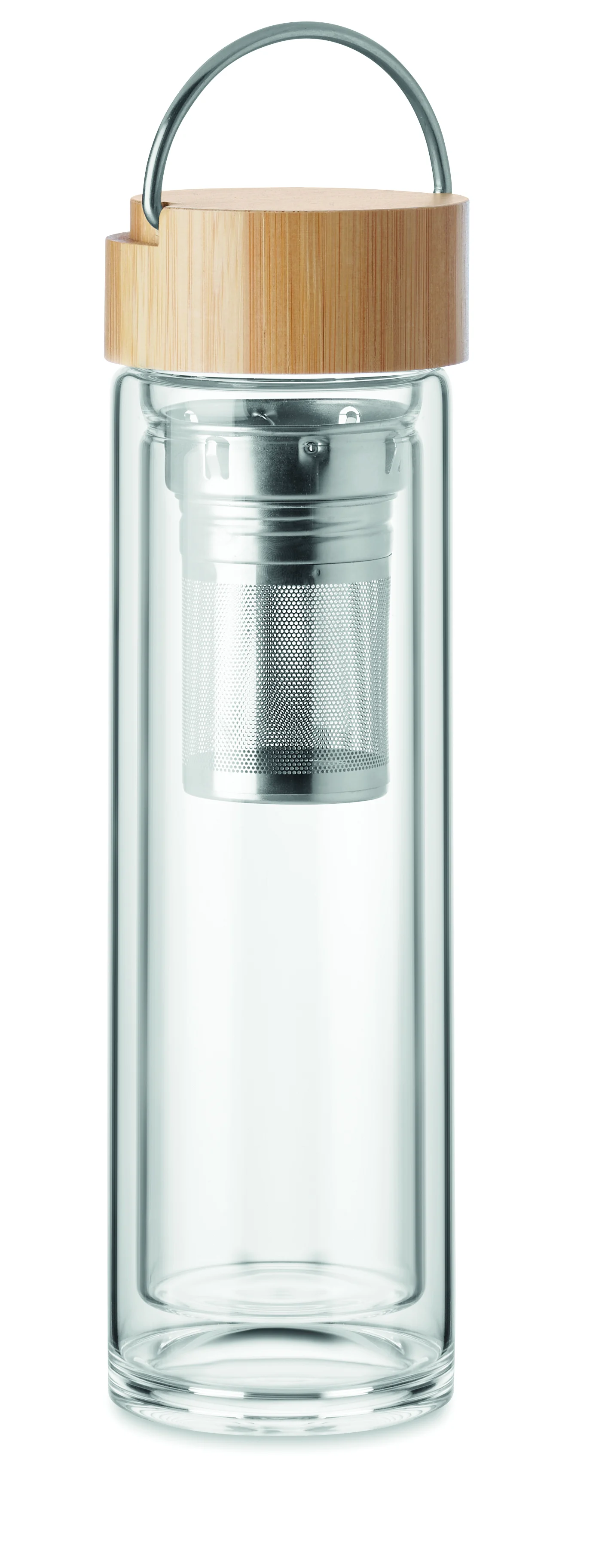 Glazen fles dubbelwandig 400ml BATAMI