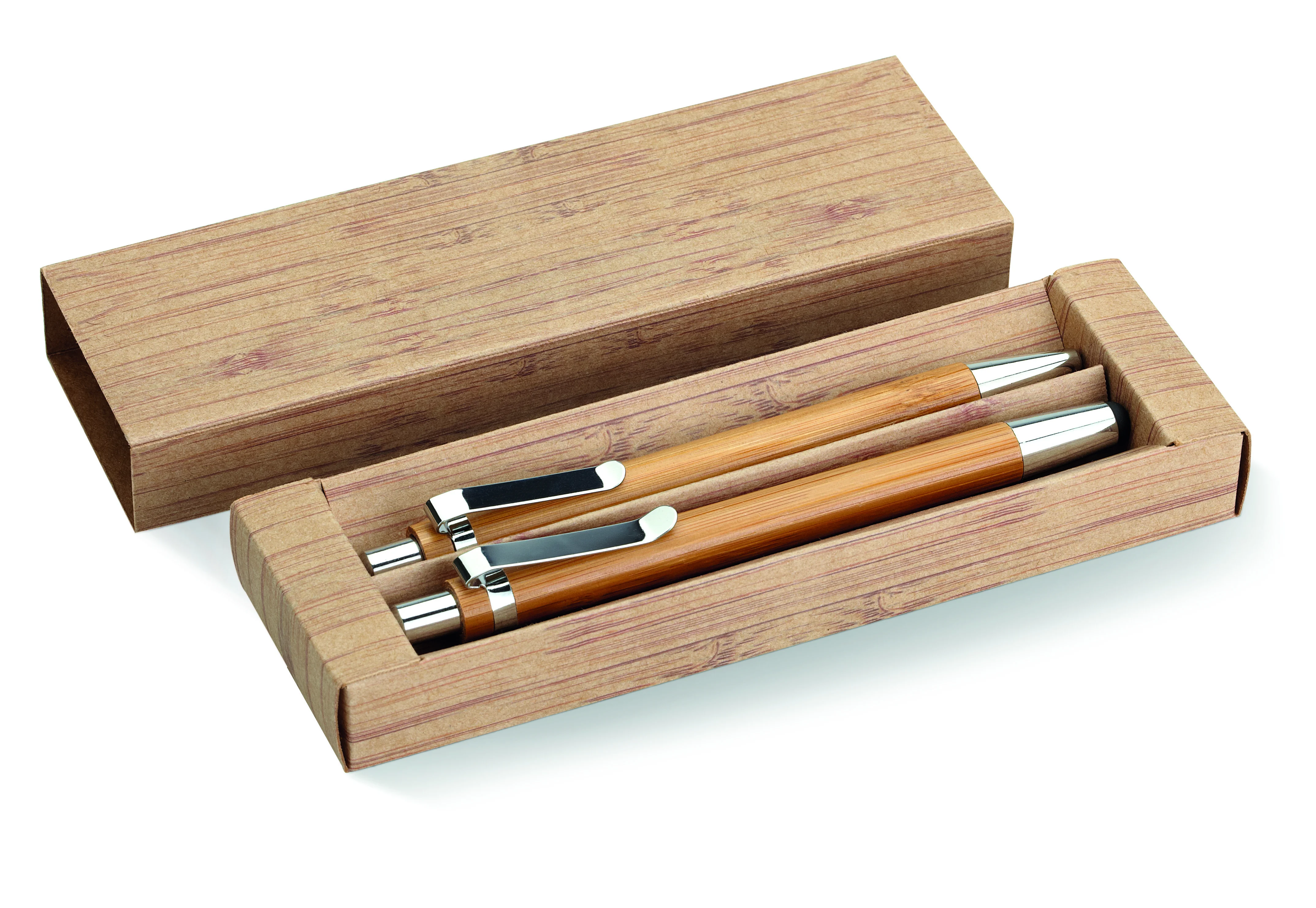 Bamboe pen en potloodset BAMBOOSET