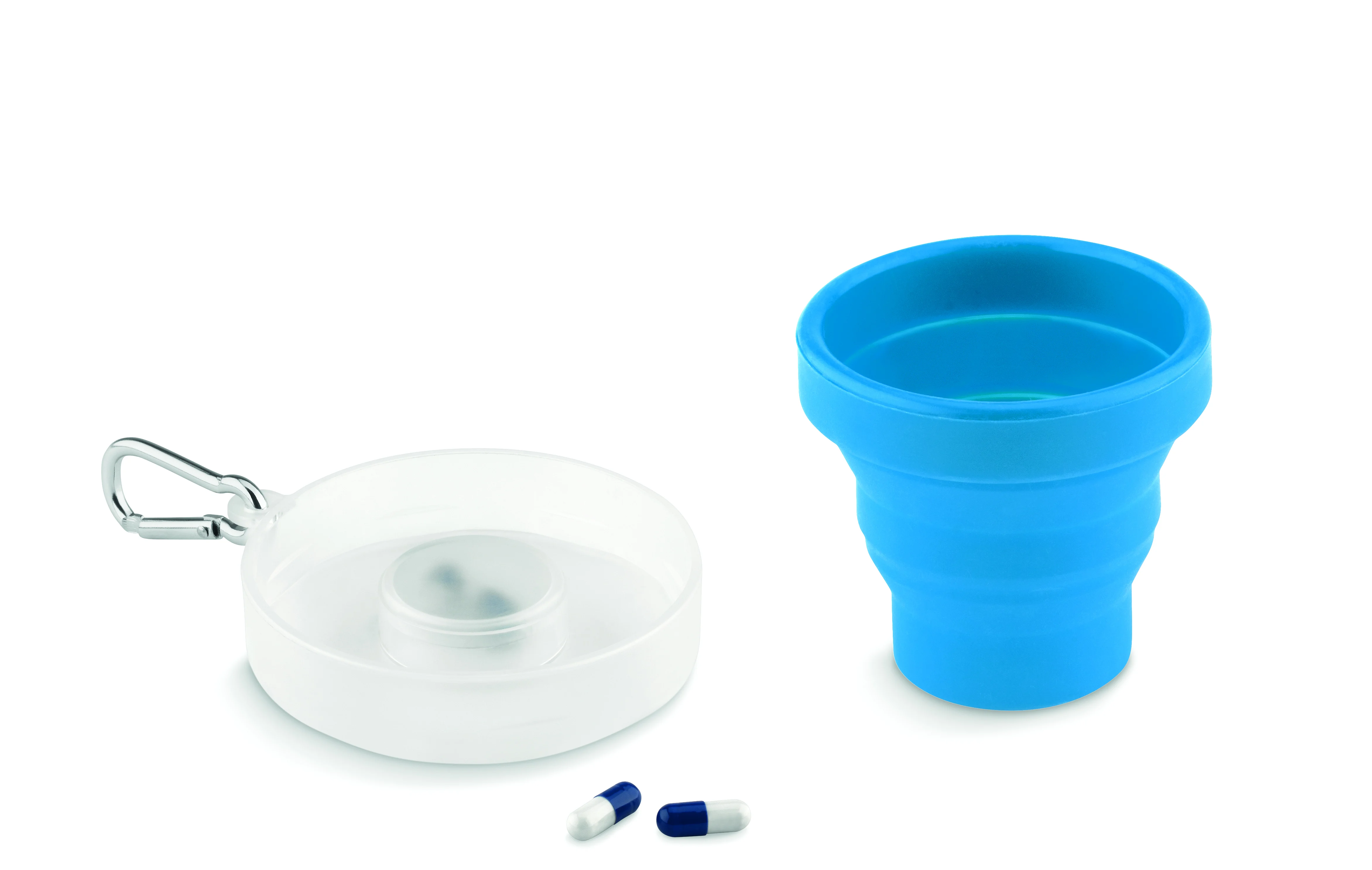 Opvouwbare siliconen beker CUP PILL