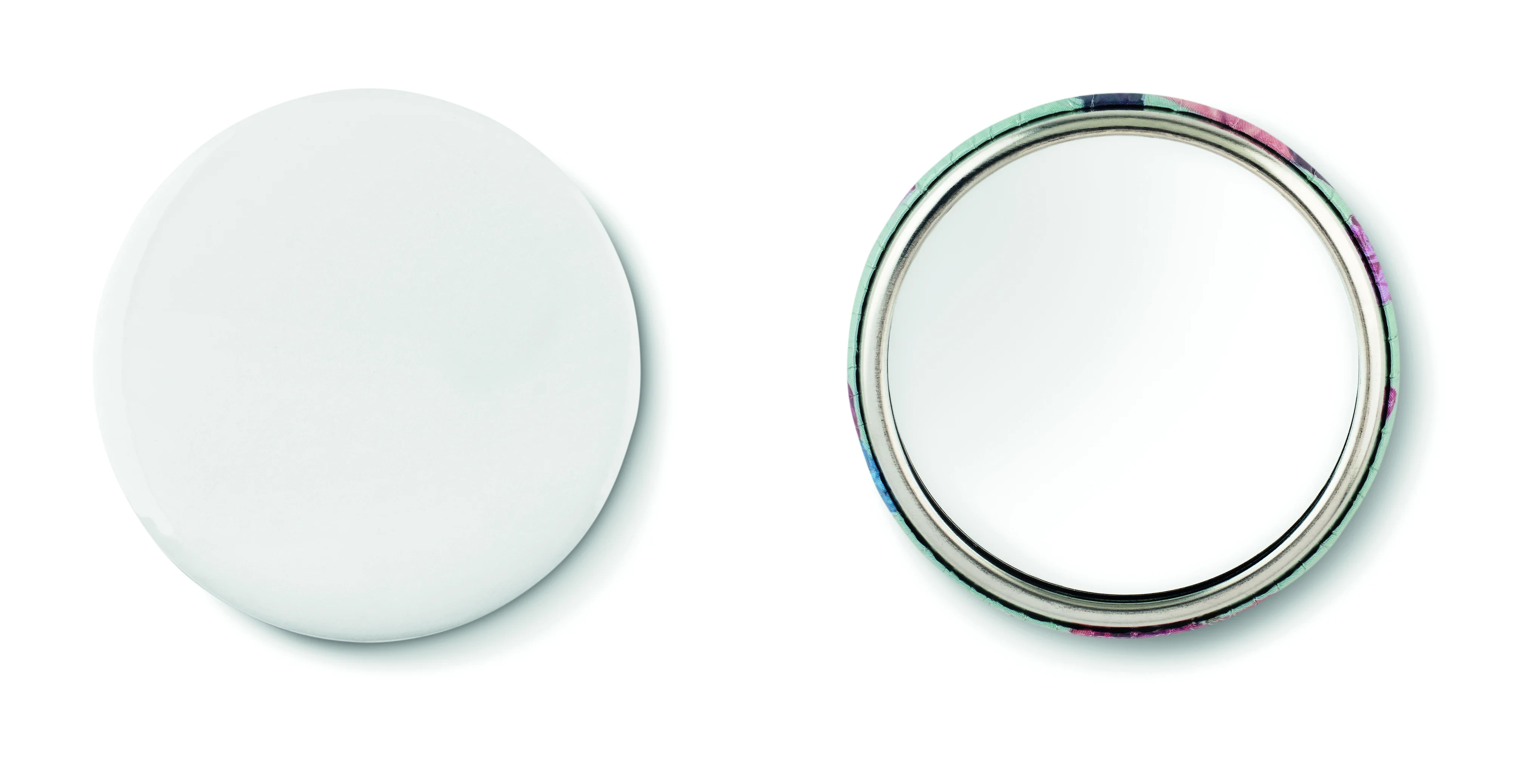 Metalen button MIRROR