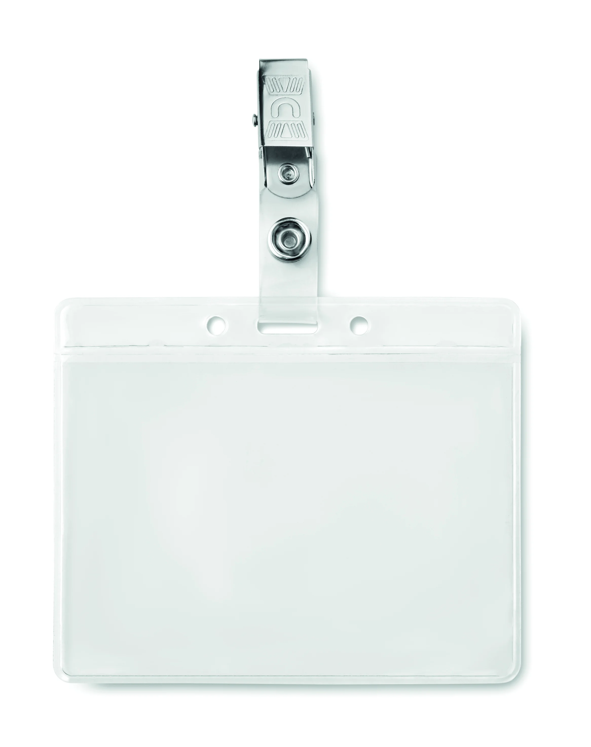 Badge holder PVC CLIPBADGE