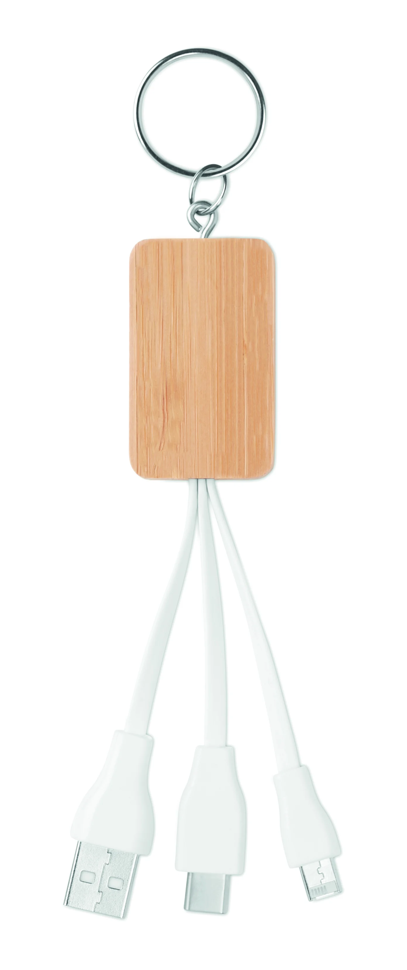 3-in-1 bamboe oplaadkabels CLAUER