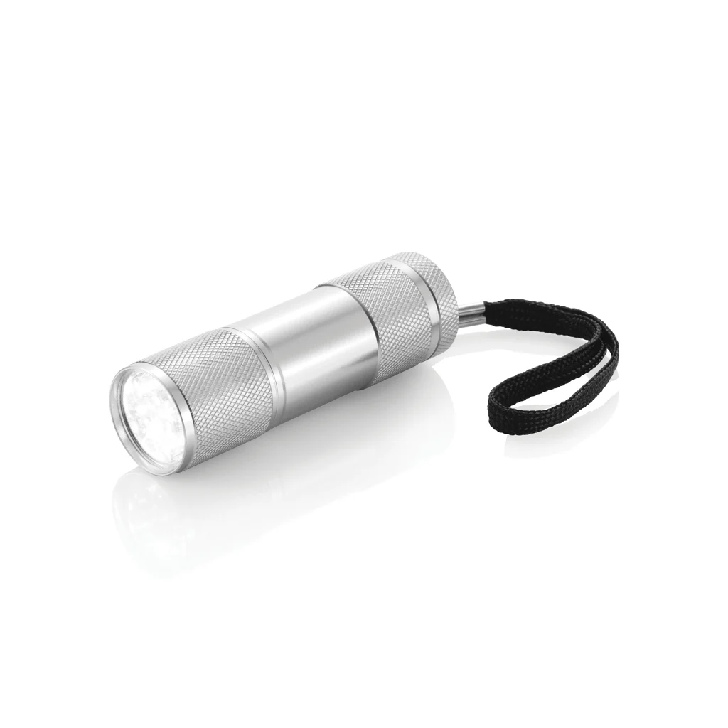 Quattro zaklamp zilver
