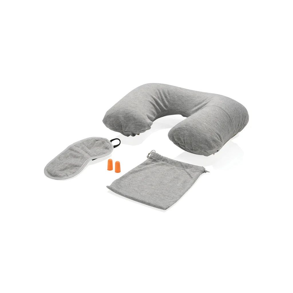 Comfort travel set grijs