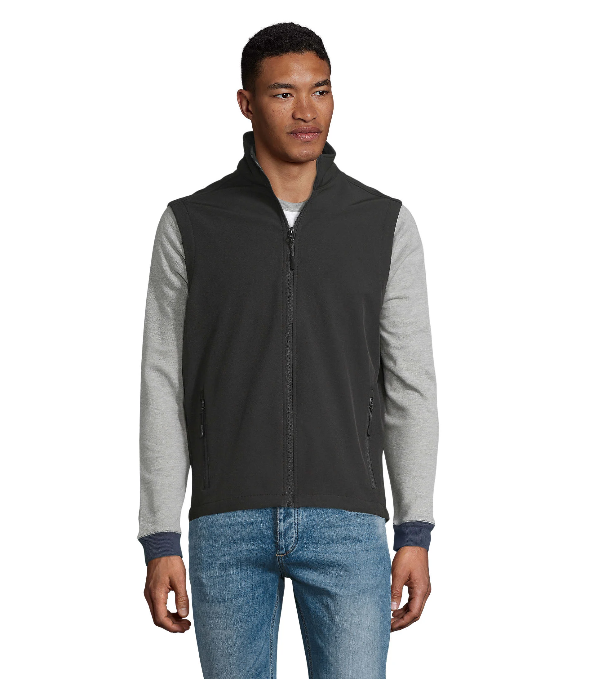 RACE BW MEN SOFTSHELL