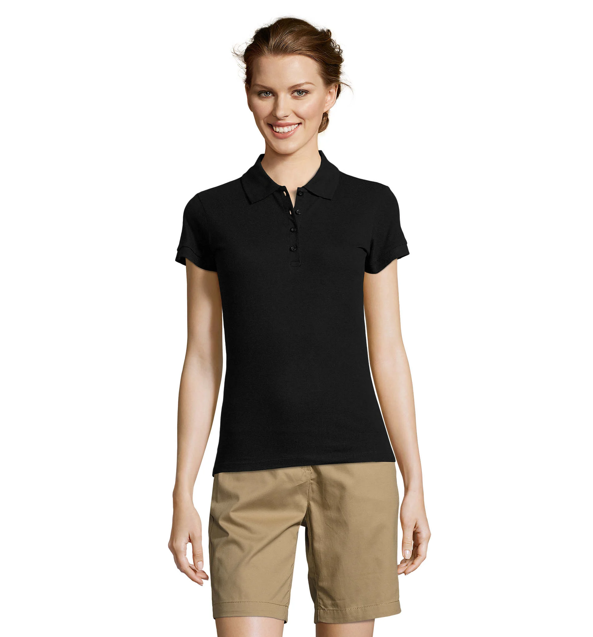 PEOPLE dames polo 210g