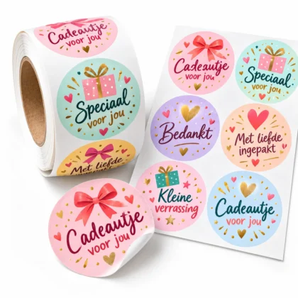 Stickers op rol